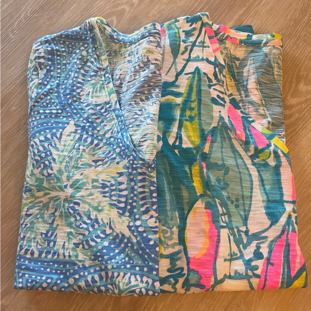 Lot of Two (2) Lilly Pulitzer Tees - Size S